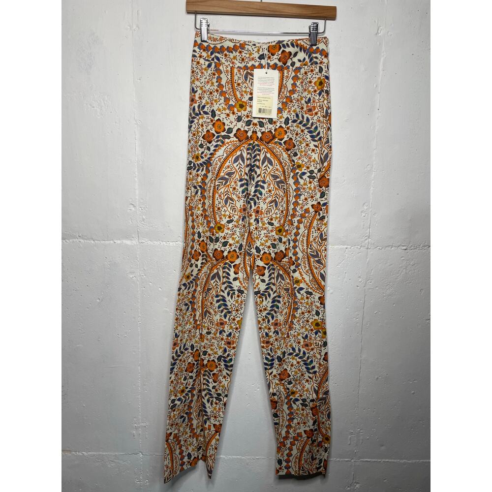 NEW Sezane Pantalon Baptisto Western Boheme Size 34 US 2 Pants High Rise